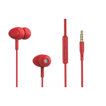 Auricolari in-ear Tellur Basic Gamma con filo rosso
