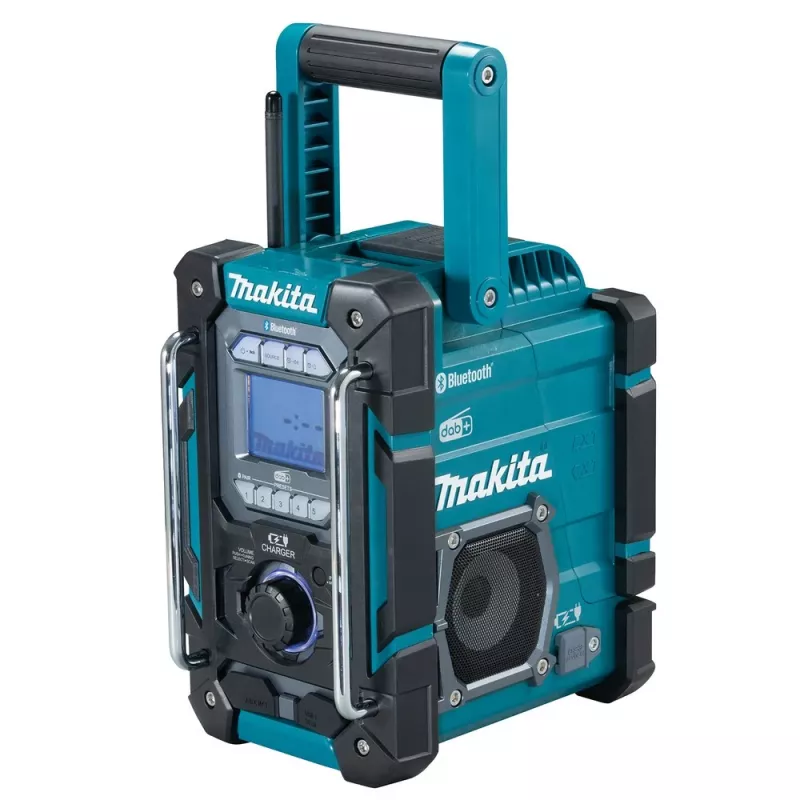 Radio portatile Makita DMR301 — DAB/DAB+/FM/AM, USB-A, 18V Li-Ion, resistente agli schizzi
