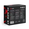 SAVIO BLADE X1 set di ventole, 3 x 120 mm, PWM a 4 pin, nero
