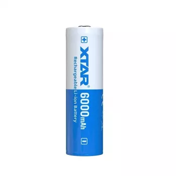 Batteria ricaricabile al litio 21700 XTAR 21700-6000 3,6 V 6000 mAh, Ø 21 mm × 74,3 mm, cella singola