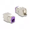 Modulo Keystone DeLOCK 88121 piatto viola RJ-45 10 pezzi