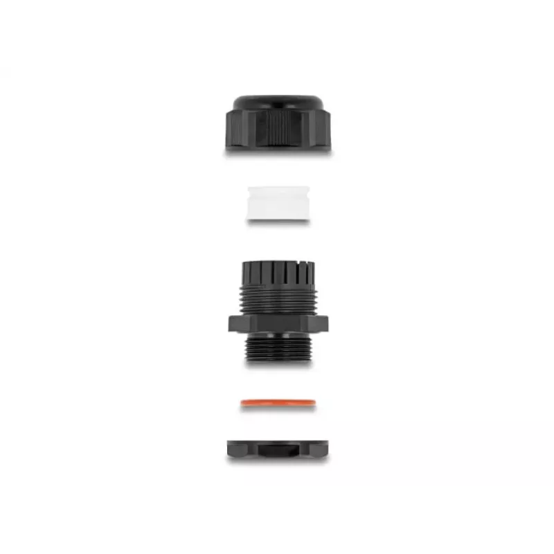 Pressacavo EX DeLOCK M20 nero 2 pezzi poliammide