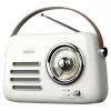 Radio portatile SAVIO RS-02 — sintonizzatore FM analogico, Bluetooth 5.3, alimentazione USB, 3 W, bianco