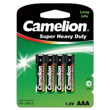 Batteria usa e getta Camelion R03P-BP4G AAA zinco-carbone