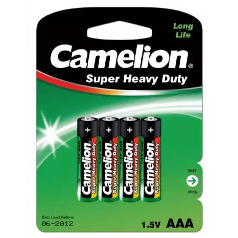 Batteria usa e getta Camelion R03P-BP4G AAA zinco-carbone