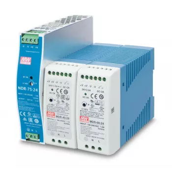 Alimentatore PLANET PWR-60-24 60 W blu bianco