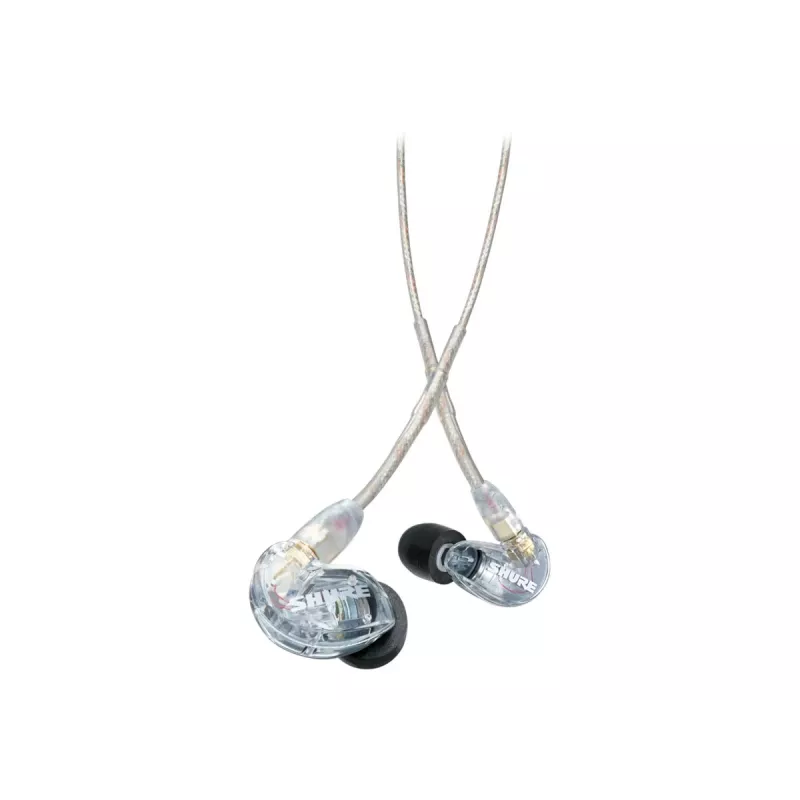 Headset Shure SE215 Pro monitor in-ear con filo per palco/studio trasparente