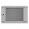 Armadio rack LANBERG WF03-5306-10S 19 pollici 6U grigio con porta in vetro