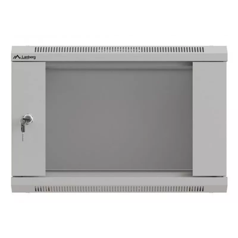 Armadio rack LANBERG WF03-5306-10S 19 pollici 6U grigio con porta in vetro