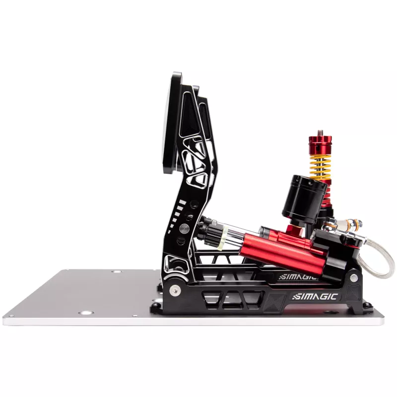 Set 3 pedali Simagic P2000 Hydraulic, 100KG Loadcell - Crimson Edition