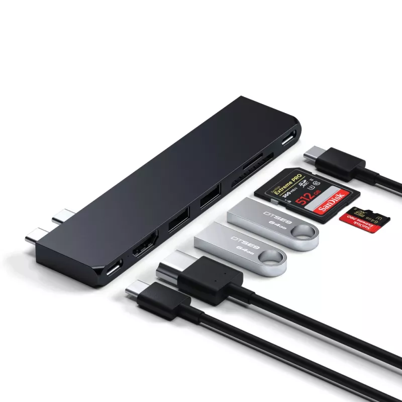 Docking station Satechi ST-HUCPHSD USB 3.2 Gen 2 Type-C nero