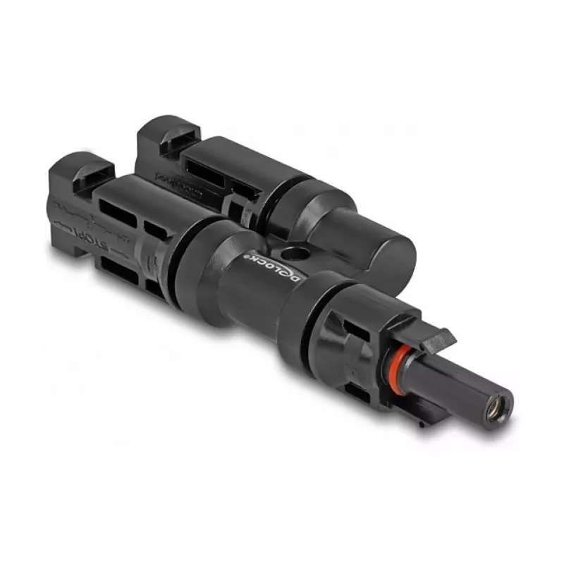 Connettore solare DeLOCK DL4 1 femmina su 2 maschio nero