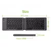 Tastiera wireless pieghevole Bluetooth 3.0