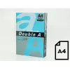 Carta colorata Double A, 80g, A4, 500 fogli, blu intenso
