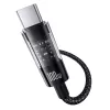 Cavo di ricarica rapida Baseus Gem USB A a USB C 2 m 100 W nero
