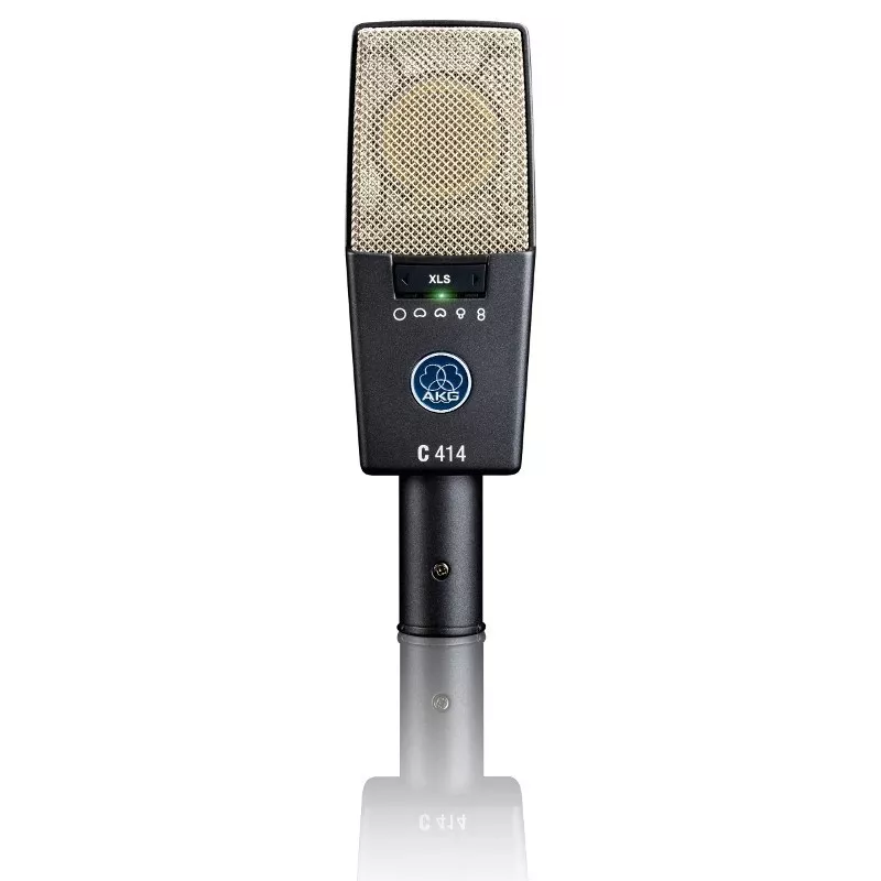 AKG C414 XLS microfono grigio, argento microfono da studio