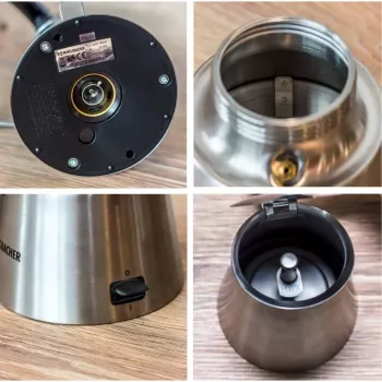 Macchina per caffè EKO 366/E Elpresso deLuxe, caffettiera per espresso