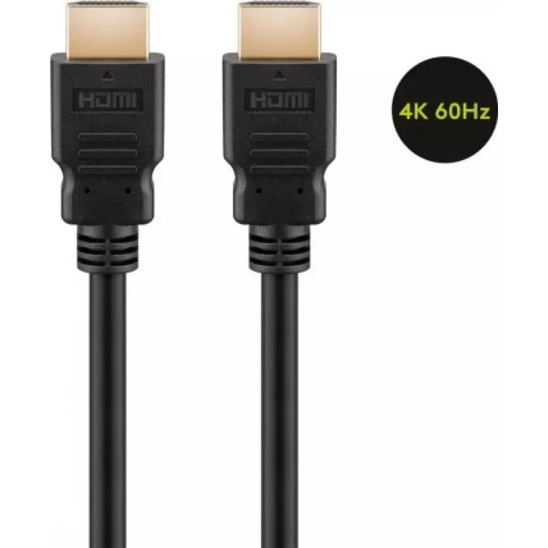 Goobay | Cavo HDMI High Speed con Ethernet | 61150 | connettore HDMI (Type-A) | connettore HDMI (Type-A) | HDMI a HDMI | 1 m