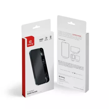 Vetro ibrido protezione display Crong per iPhone 15 CRG-NANO-IP61 durezza 9H antigraffio
