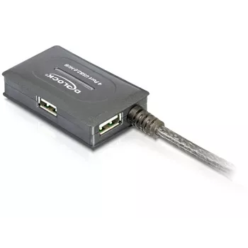 Cavo di prolunga USB2.0 DeLock 10m attivo con hub 4 porte - hub - 4 x USB2.0 (82748)