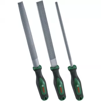 Bosch set raspe per legno, 3 pezzi, lima