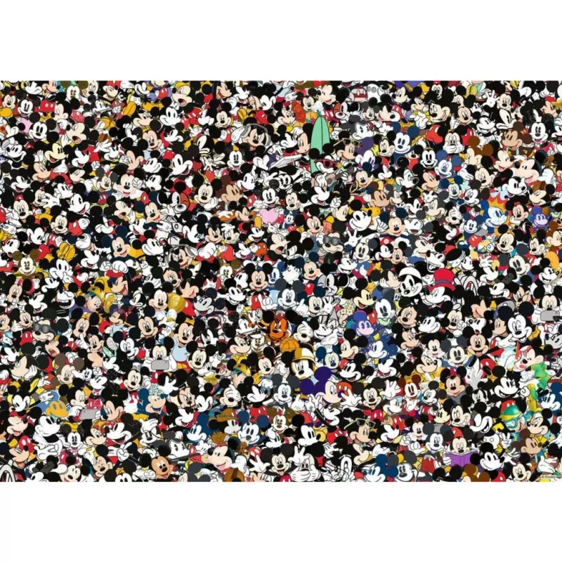 Puzzle Ravensburger 12000529 — 1000 pezzi, Topolino Cartoons, 700×500 mm, dai 14 anni