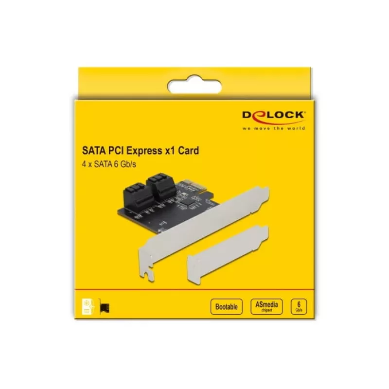 Scheda SATA PCI Express x1 DeLOCK 90010 formato low-profile