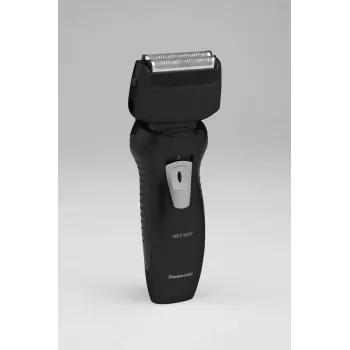 Rasoio a lamina Panasonic ES-RW31 — rasoio a lamina a 2 lame con batteria ricaricabile, bagnato e asciutto, nero, autonomia 30 min