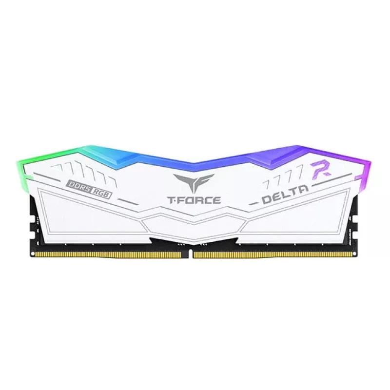 DIMM 32 GB DDR5-6000 (2x 16 GB) Kit dual, memoria RAM bianca, FF4D532G6000HC38ADC01, Delta RGB, INTEL XMP