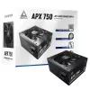 Montech APX750 alimentatore 750 W 20+4 pin ATX ATX nero