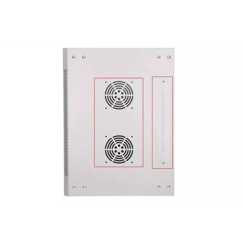 Armadio rack Extralink 12U 600x450 ASP grigio a parete, porta in metallo
