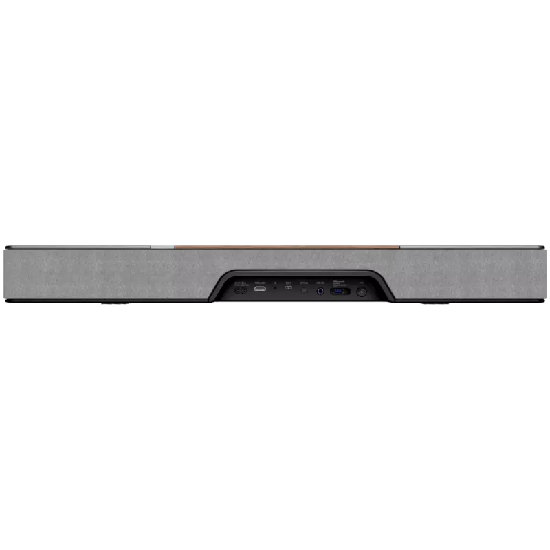 Soundbar KLIPSCH Flexus CORE 100 — 2.1 canali, 100 W, subwoofer integrato, grigio/noce
