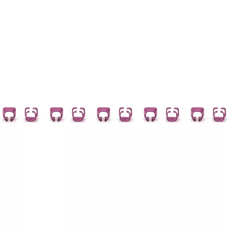 Clip colorati DIGITUS A-CC-MG per cavi patch, magenta, 100 pz.