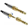 Cavo audio DeLOCK 85779 0,5 m 3,5 mm nero grigio