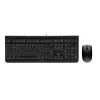CHERRY DC 2000 tastiera, mouse incluso, universale, USB, QWERTY, ceco, nero