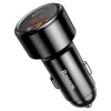 Caricabatterie da auto Baseus CCMLC20C-01 universale nero ricarica rapida 12-24V
