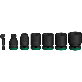 Set di bussole Bosch Powertools PRO 1/2 pollice 7 pezzi nero