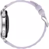 Huawei WATCH GT6 41 mm smartwatch, display tattile AMOLED 3,35 cm (1,32") 466 x 466, GPS, acciaio inossidabile, argento, cinturino in fluoroelastomero viola