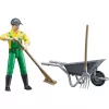 Set personaggi agricoltore con accessori, personaggio giocattolo