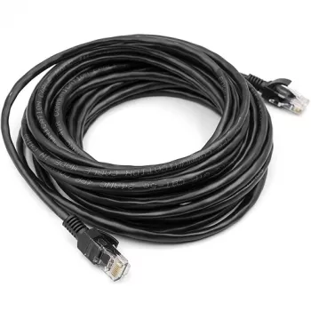 Cavo Cat5E UTP, 7,5 m, nero