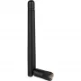 Delock 88339 antenna Wi-Fi 802.11 b/g/n, RP-SMA, 2 dBi, omnidirezionale, con snodo orientabile, nera