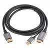 Lanberg CA-HDDP-20CU-0018-BK adattatore cavo video 1,8 m DisplayPort HDMI + USB nero, argento