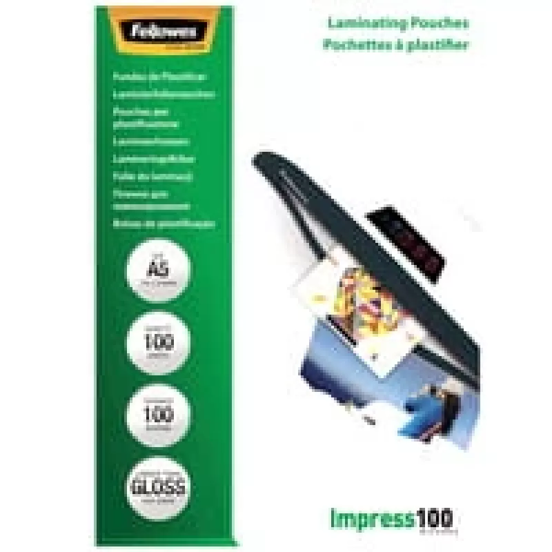 Pellicola per laminazione GLOSSY/A5 100 100 pezzi 5351002 Fellowes