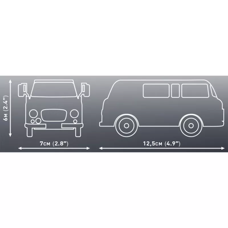 Giocattolo da costruzione Cobi Barkas B1000 24600 kit modello scala 1:35, mattoncini dettagliati