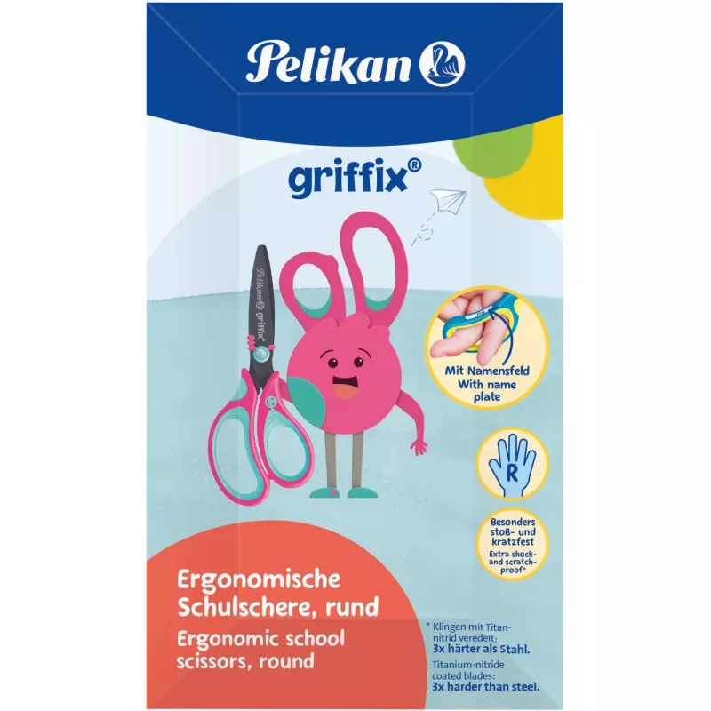 Pelikan Griffix Universal punta dritta Blu - Rosa (819121)