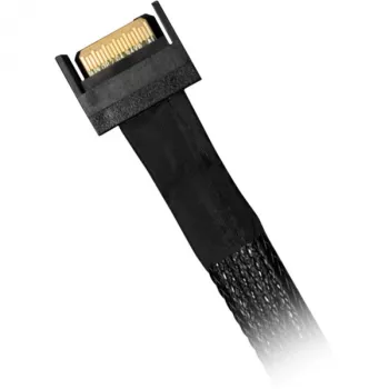 ICY DOCK MB414L-B cavo MCIO 4i SFF-TA-1016 a MCIO 4i SFF-TA-1016, 0,5 m