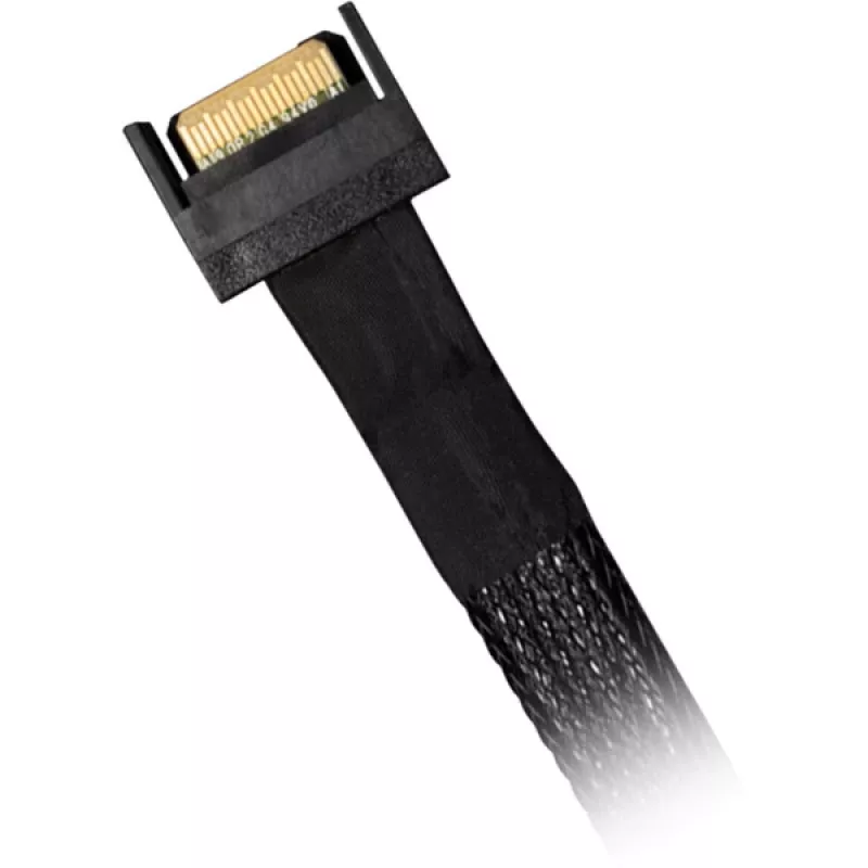 ICY DOCK MB414L-B cavo MCIO 4i SFF-TA-1016 a MCIO 4i SFF-TA-1016, 0,5 m