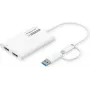 ROLINE Adattatore display USB Type-C A - Dual HDMI 4K60 ST/BU - Adattatore - Digitale/Dati (12.03.3206)