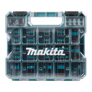Set punte Makita E-24826 — 100 pezzi, inserti misti per cacciavite e trapano, nero