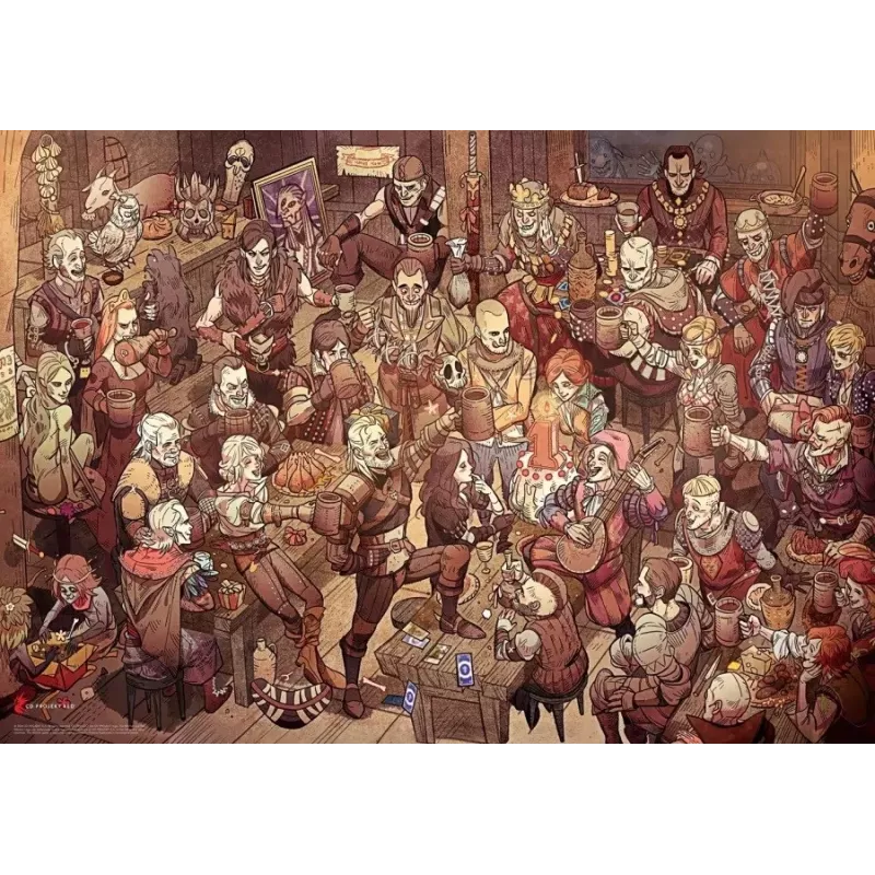 Good Loot Gaming Puzzle: The Witcher (Wiedźmin) compleanno, 1000 pezzi